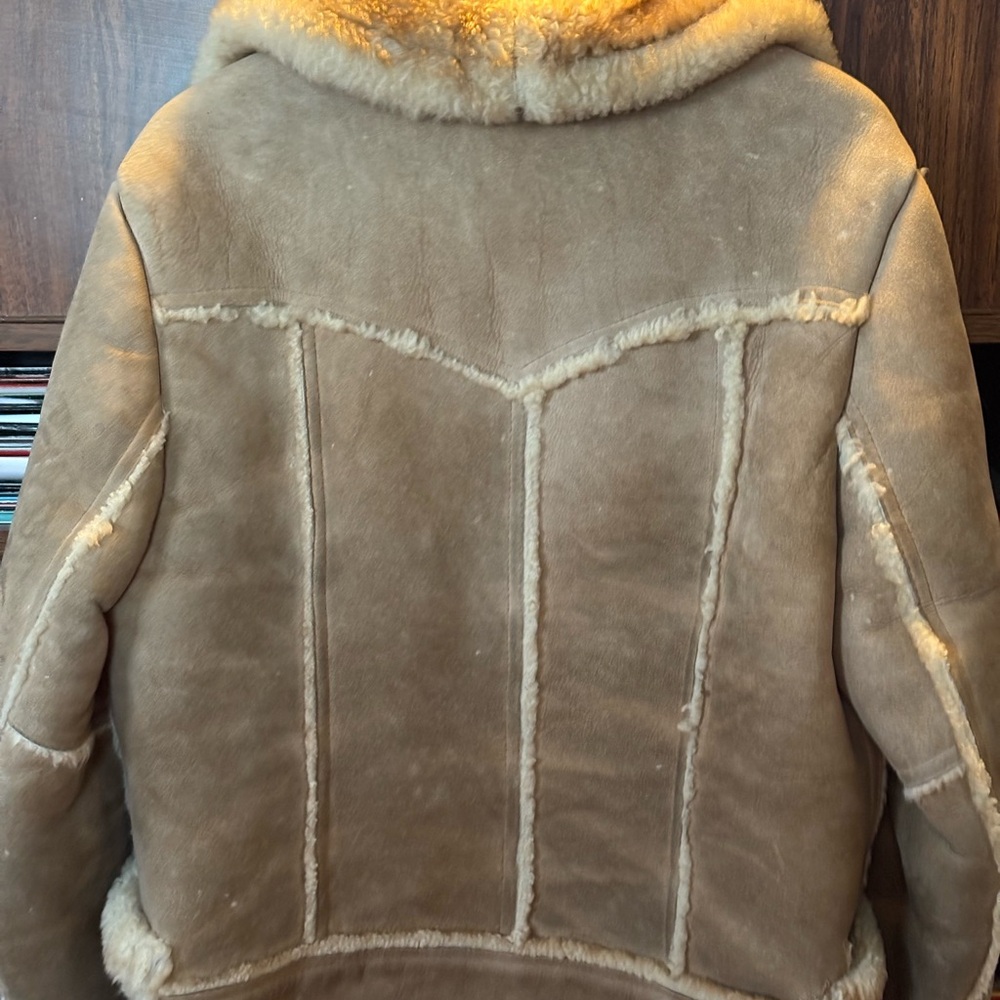 Shearling Lined Sheepskin Jacket - Picture 2 of 4